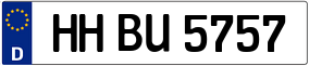 Truck License Plate